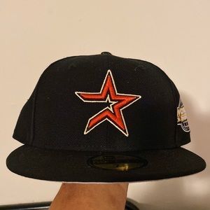 Men's Houston Astros New Era Navy 2021 World Series Sidepatch 59FIFTY Fitted Hat